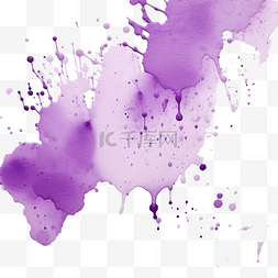 墨水泼溅图片_水彩泼溅紫色