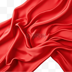 线光背景图片_皱巴巴的布料 椭圆形 红色