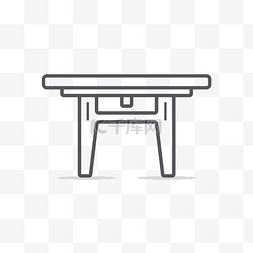 矢量桌子桌子图片_木桌矢量图标平面设计