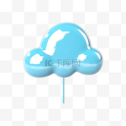 涂鸦渲染背景图片_多云 3d 天气渲染