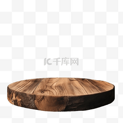 树咖啡图片_旧木桌木板，具有树背景概念 3D 