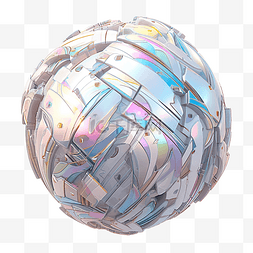 外球面轴承图片_白金球 3d 渲染