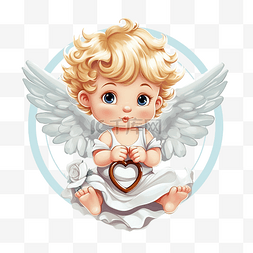天使戒指情人节小天使天使丘比特