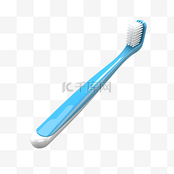 牙膏牙膏盒图片_牙刷 3d 插图