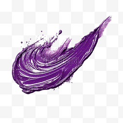 紫色闪光画笔描边