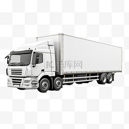 拖车运输图片_集装箱卡车和拖车