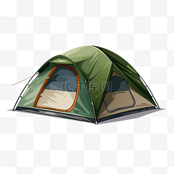 旅行和露營的旅遊帳篷