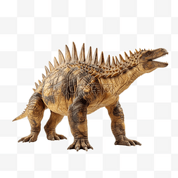 深褐色背景图片_孤立背景上的剑龙恐龙