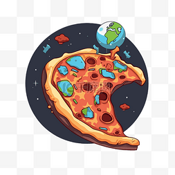 披萨星球 向量