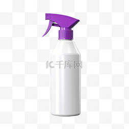 浴室地毯浴室垫图片_喷雾瓶 白色 紫色