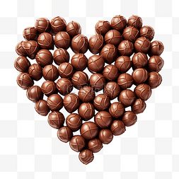 巧克力心形 PNG