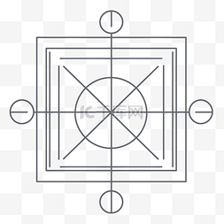 用圆形和其他形状绘制圆形符号的