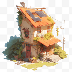 太阳能房子 3d 图