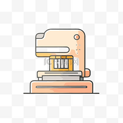 热压机图片_披萨制作机的图标 向量
