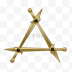 神秘几何图案图片_占卜塔罗牌宝剑三角