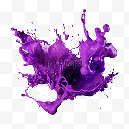 紫色银河泼漆