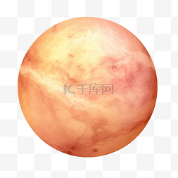 金星水彩行星