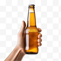 手拿啤酒图片_拿着啤酒瓶