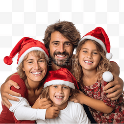 南半球家庭庆祝圣诞节