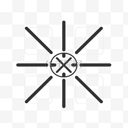 icon交叉箭头图片_网站徽标或应用程序的小箭头图标
