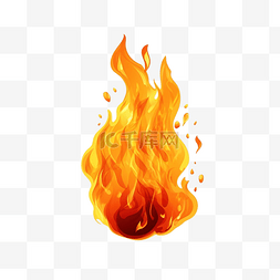 燃烧壁炉图片_燃烧火焰png插图