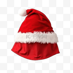 寒假易拉宝图片_圣诞老人的帽子和胡子