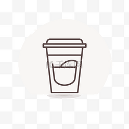 咖啡咖啡豆面包图片_咖啡杯 id 图标矢量线图标设计