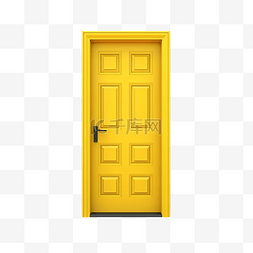 黄色门房子门房间建筑