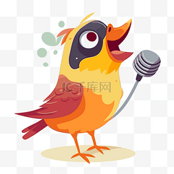 唱歌的鸟 向量