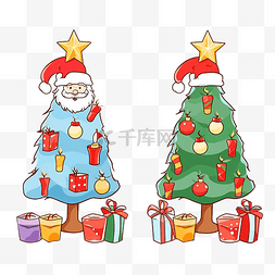 为学龄前儿童找到两个相同的圣诞