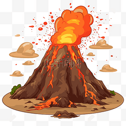 厦门火山岛图片_火山喷发剪贴画 火山喷发剪贴画