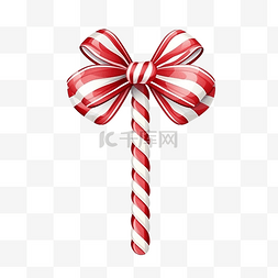 卡通矢量圣诞装饰图片_假期的糖果手杖孤立矢量圣诞棒与
