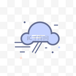 阿里云盘icon图片_白色背景上的云概念和颜色矢量