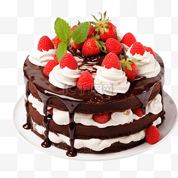 草莓糖果图片_草莓巧克力蛋糕