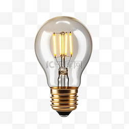 创新引领图片_点亮并发光的灯泡