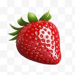 3d 草莓插圖