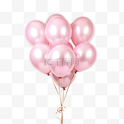 豪华粉色生日装饰气球