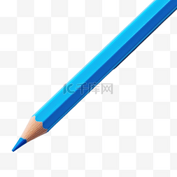 美丽的铅笔蓝色