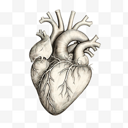 人类的心脏绘图