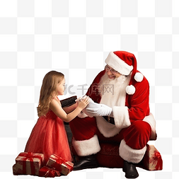 孩子和圣诞树图片_圣诞老人和家里的壁炉和圣诞树附