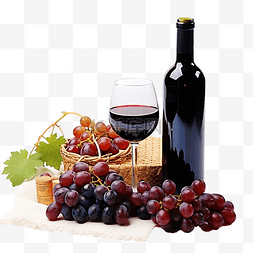 紫色葡萄酒图片_葡萄酒和葡萄
