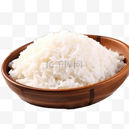 碗的蔬菜图片_巴西食品中的传统熟白米饭