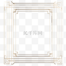 经典优雅图片_黑色经典几何框架