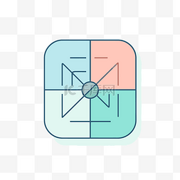 新用户图片_以新地理极简主义风格 向量