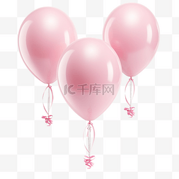 鞭炮卡片图片_三个气球上飞翔的粉色鸡蛋png