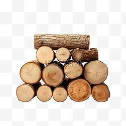 木板背景板图片_一堆木头