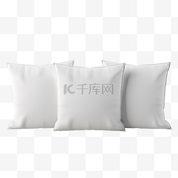 长方形沙发枕头 3d 渲染