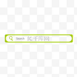 搜索框搜索框图片_网络搜索栏绿色边框