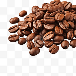 咖啡熱氣psd图片_咖啡豆分离PNG文件