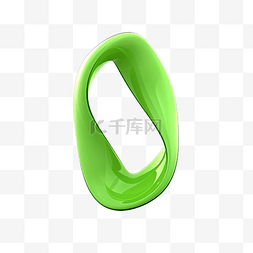 3d 曲线绿色混合图